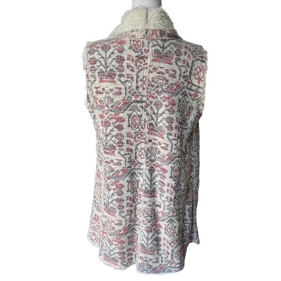 Hei Hei Jacquard Tapestry Faux Fur Lined Vest: see notes on size - Picture 3 of 14